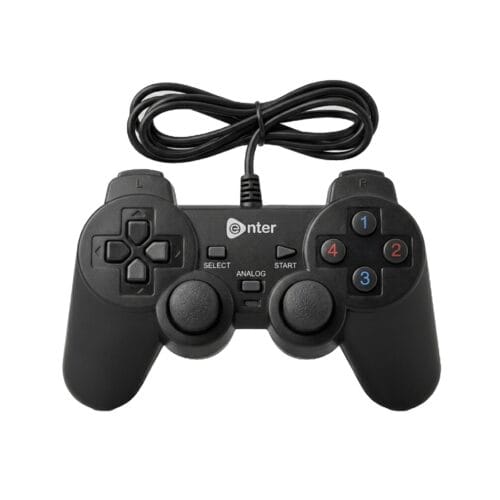 Enter E-GPV Wired Game Pad with Vibration