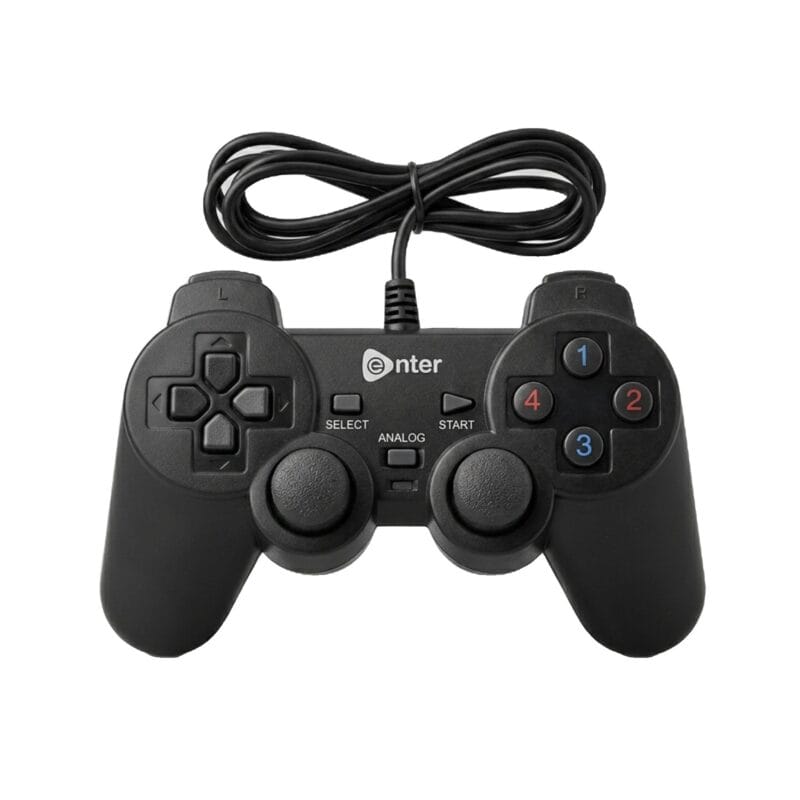 Enter E-GPV Wired Game Pad with Vibration