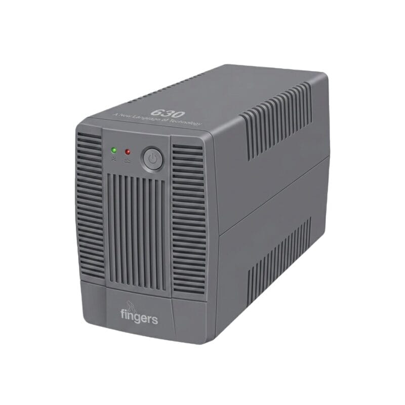 2026/06/wp-1783263334299.jpg Fingers FR-630 Fast-Recharge 600VA Line-Interactive Desktop UPS Power Backup