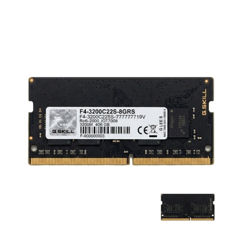G.Skill Ripjaws 8GB DDR4 3200MHz SO-DIMM High-Performance Laptop RAM