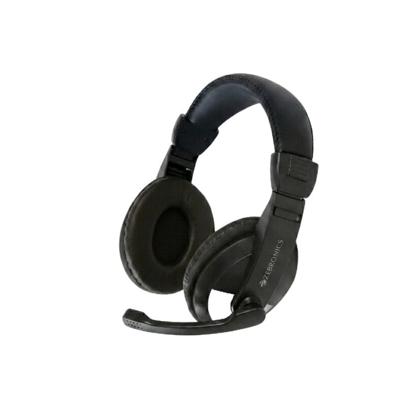 Zebronics ZEB-200HM Wired Over-Ear Headphone with Mic