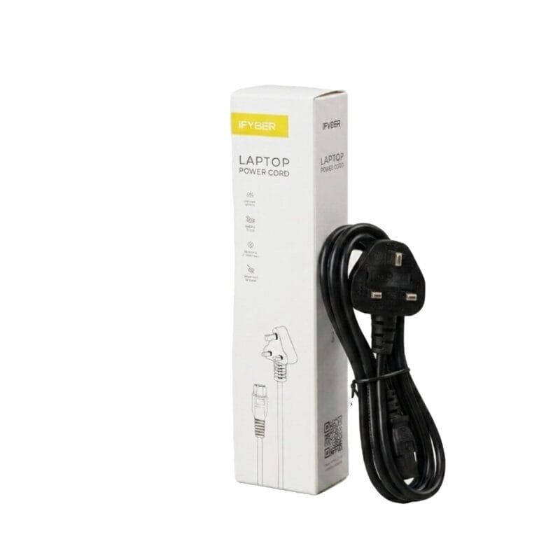 iFYBER Premium Laptop Power Cord – Heavy-Duty