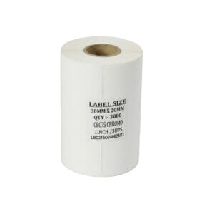 2026/06/wp-1783279552906.jpg CBC75 Chromo 30mm x 20mm Self-Adhesive Barcode Label Roll
