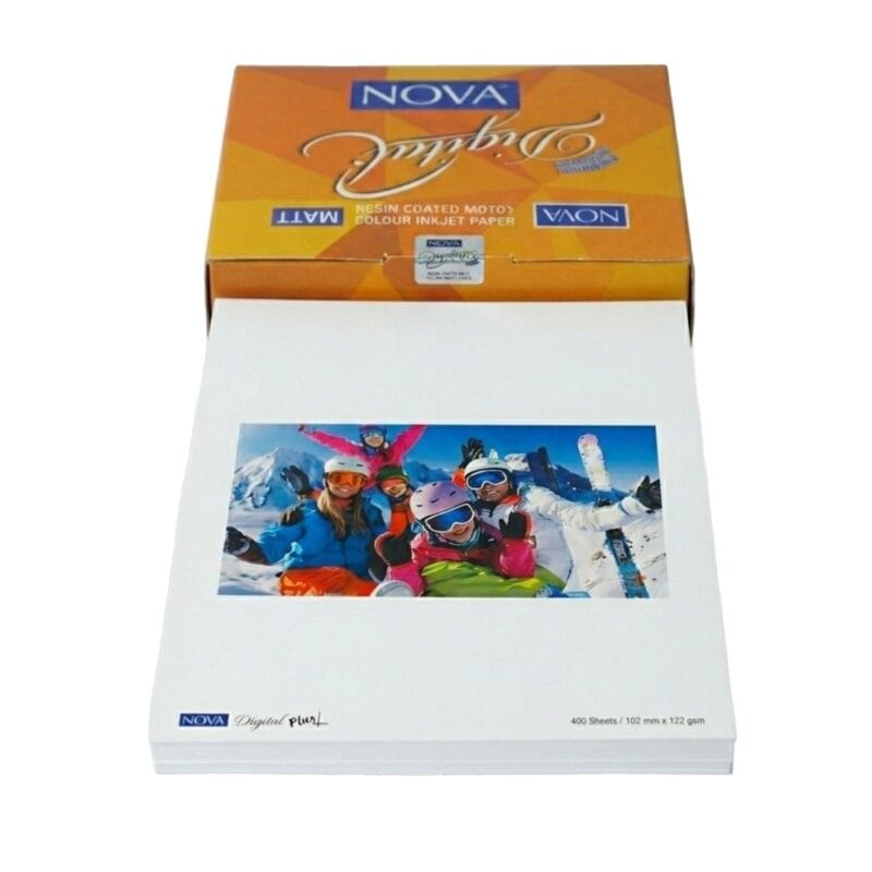 2026/06/wp-1783321302709.jpg Nova Digital Plus Matt Colour Inkjet Paper 6*4(Pack of 400)