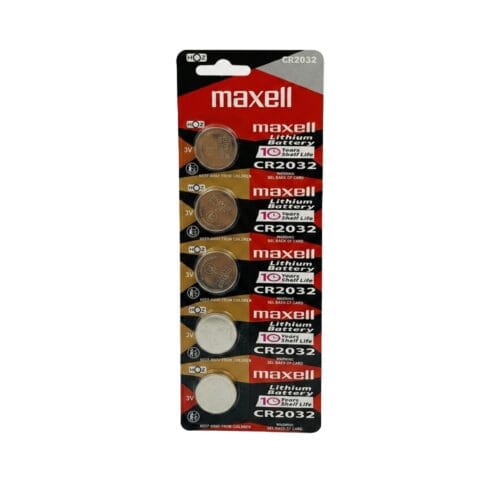 Maxell CR2032 3V(Pack of 5) Lithium Coin Cell Batteries