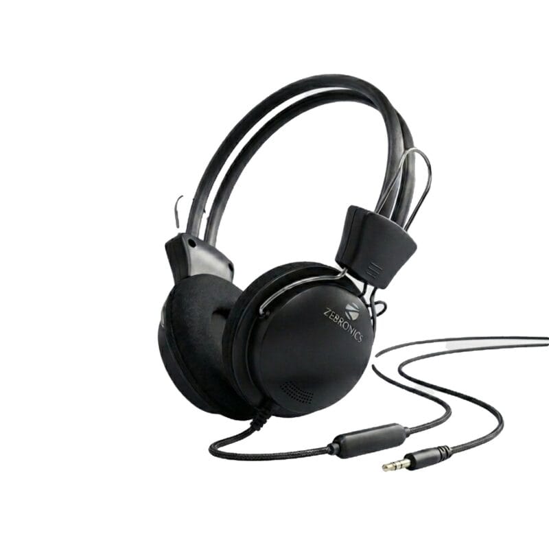 Zebronics ZEB-PLEASANT Single Pin Wired Headphone with In-Line Mic