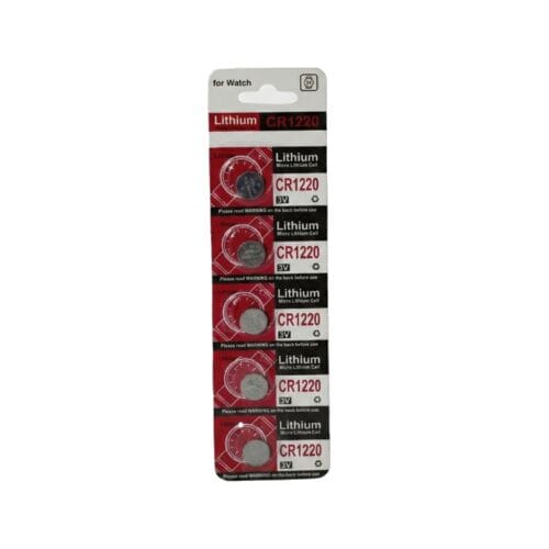 CR1220 3V(Pack of 5) Lithium Micro Coin Cell Batteries