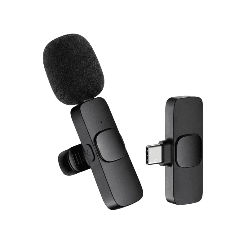 K8 Wireless Microphone System – Plug-and-Play Lavalier Lapel Mic Kit