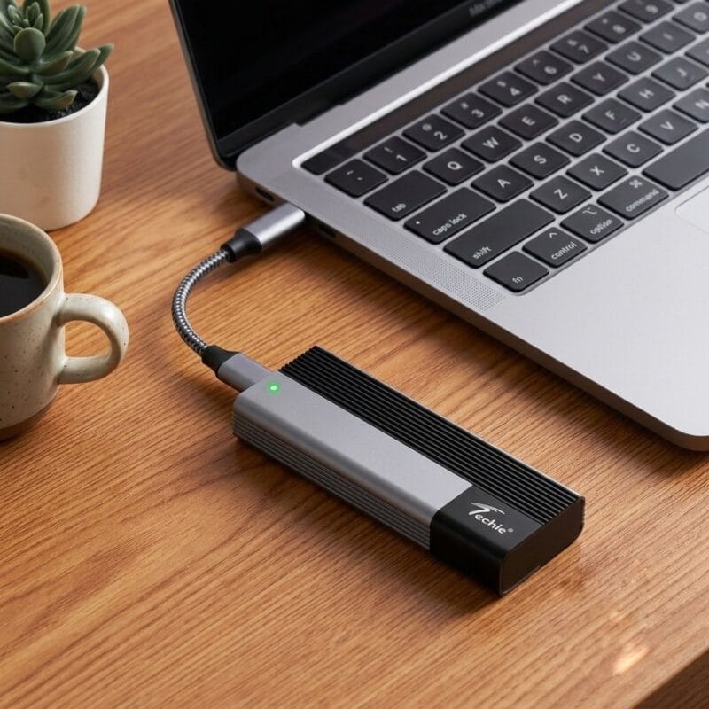 Techie  NVMe SSD Enclosure USB 3.2