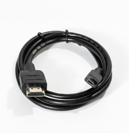 Premium High-Speed Micro HDMI to HDMI Cable – 1.8M (6ft), Black