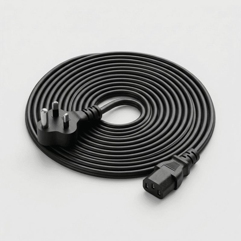 Premium Heavy-Duty 3-Pin Power Cable
