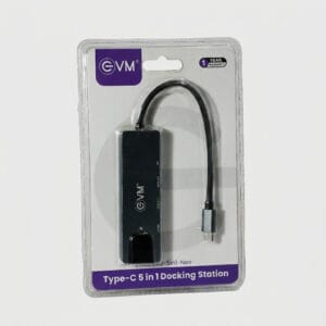 1780116118913 EVM Type-C 5-in-1 Docking Station – Premium Multi-Port USB-C Hub Adapter