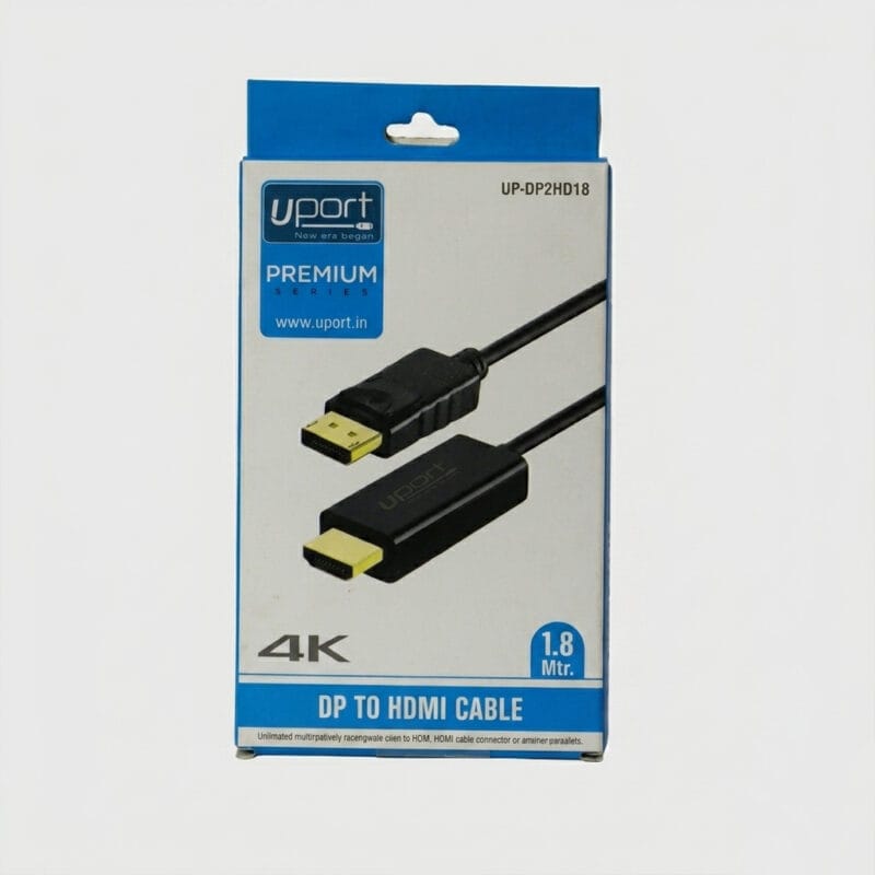 Uport Premium Series 4K DisplayPort to HDMI Cable