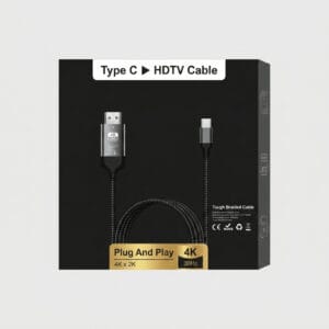 Premium Type-C to HDTV 4K Braided Cable