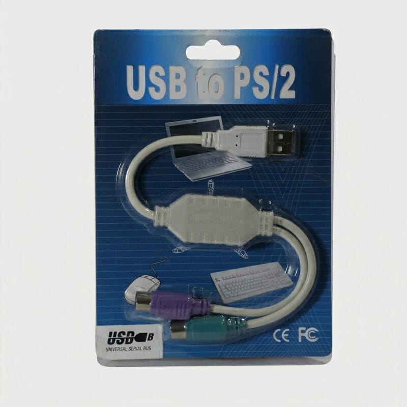 1780544778579 USB to PS/2 Dual Port Adapter Cable
