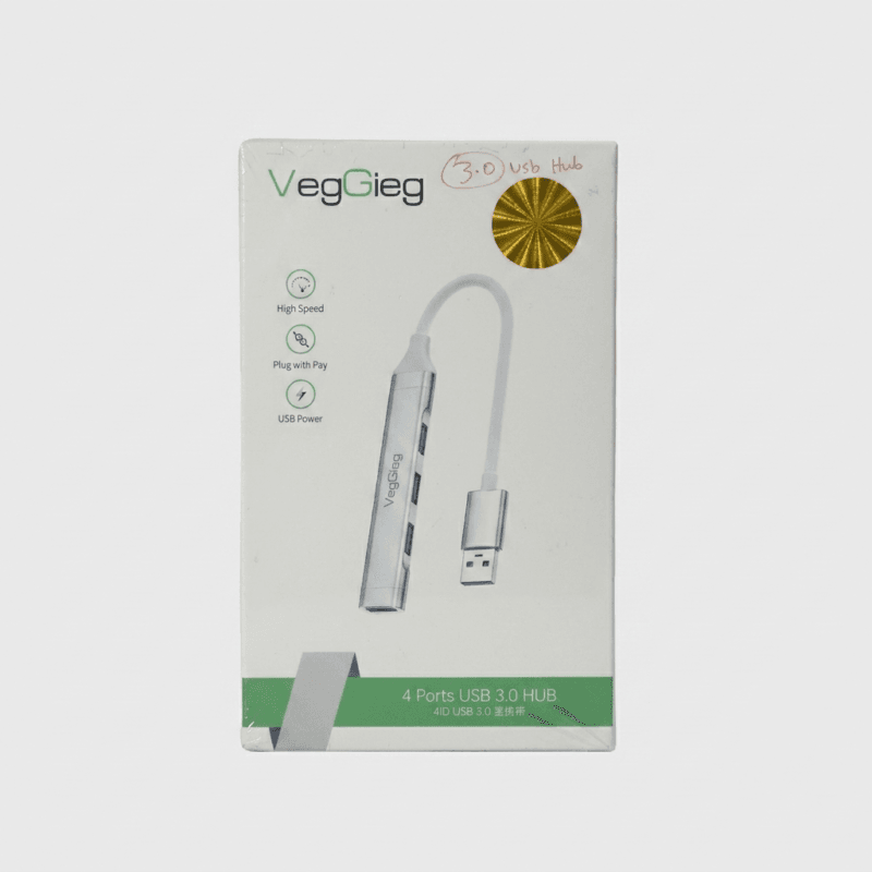 VegGieg 4-Port SuperSpeed USB 3.0 Hub