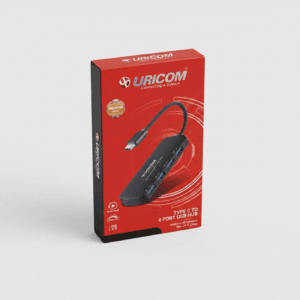1780856940104 Uricom Premium Type-C to 4 Port USB Hub