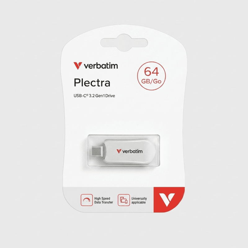 1780896605348 Verbatim Plectra USB-C 3.2 Gen 1 Flash Drive