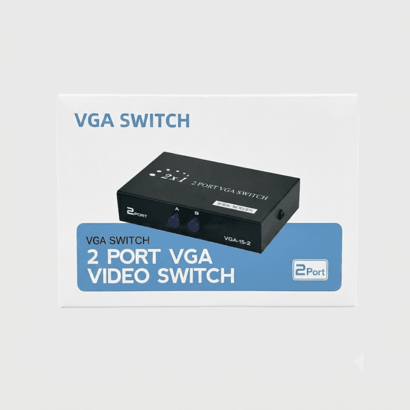 2 Port VGA Video Switch Box
