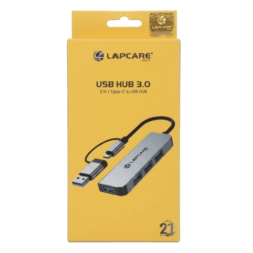 Lapcare USB Hub 3.0  2-in-1 multi-port expansion dock