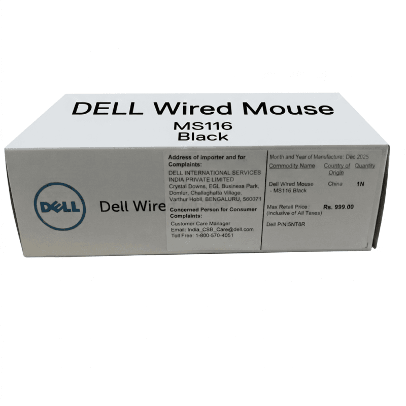 Dell MS116 Wired Optical Mouse