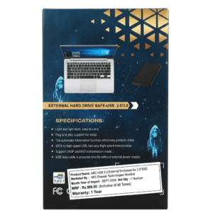 ABC 2.5-Inch SATA External Hard Drive Case