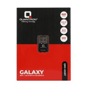 QUANTRON GALAXY QWD-650BT 2-in-1 Dual Band Wi-Fi & Bluetooth USB Dongle