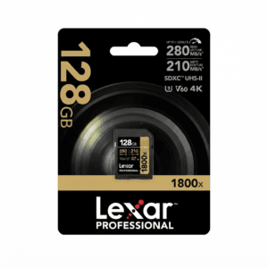 1785233639863 Lexar Professional 1800x 128GB SDXC UHS-II Memory Card