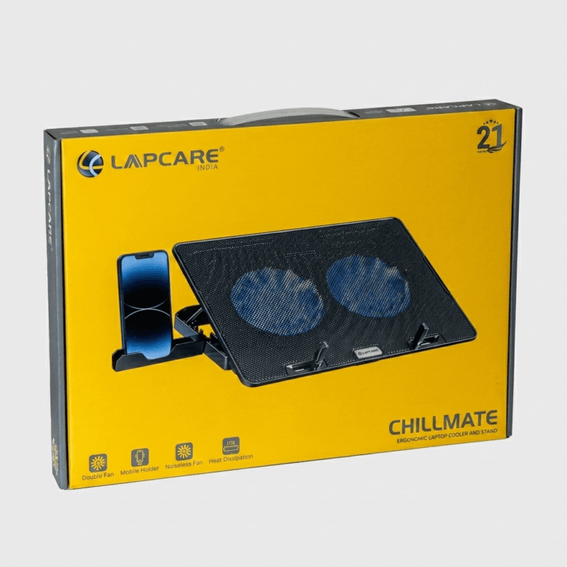 Lapcare Chillmate Laptop Cooler - Ergonomic Stand