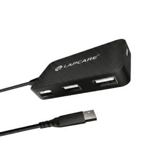 2026/07/wp-1783271540207.jpg Lapcare Premium 2.0 USB Hub – 4 Port Multi-Device High-Speed Data Splitter