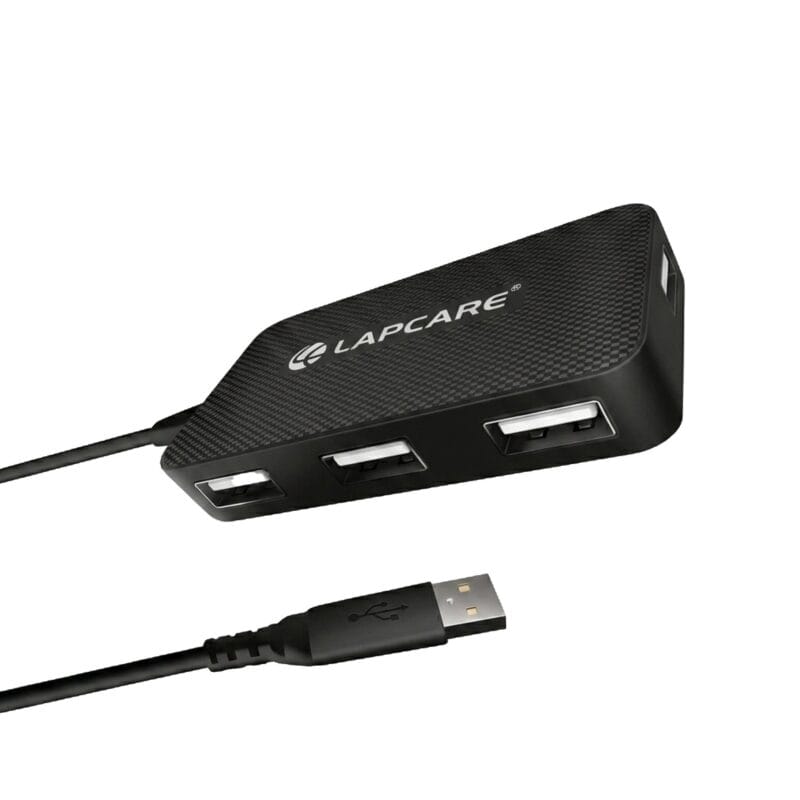 2026/07/wp-1783271540207.jpg Lapcare Premium 2.0 USB Hub – 4 Port Multi-Device High-Speed Data Splitter