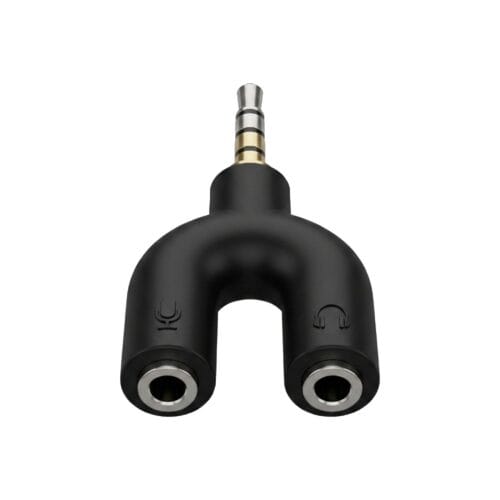 Premium U-Shaped 3.5mm Audio Splitter Adapter