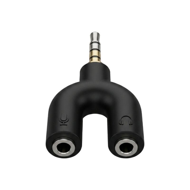 Premium U-Shaped 3.5mm Audio Splitter Adapter