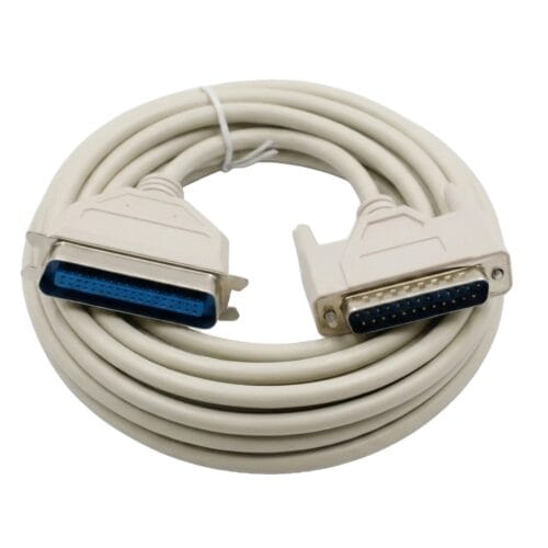 Premium DB25 Male to Centronics 36-Pin (CN36) Male Parallel Printer Cable