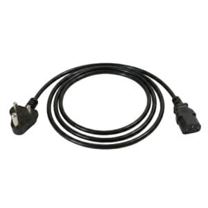 Premium Indian 3-Pin to IEC C13 Power Cable – 3m (10ft), Computer Power Cord