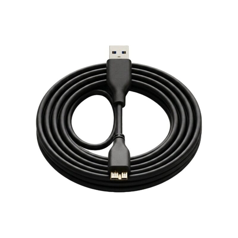 2026/07/wp-1783679192306.jpg Premium SuperSpeed USB 3.0 Type-A to Micro-B Data Cable UPORT – (0.50) Matte-Black