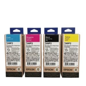Genuine Epson T49P2 Ink Bottle Combo Pack - 4-Color Set
