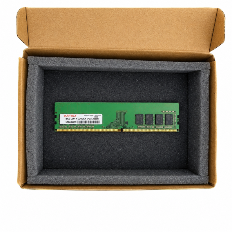 AARVEX 8GB DDR4 3200MHz Desktop RAM – PC4-25600