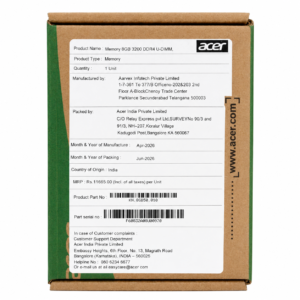 AARVEX 8GB DDR4 3200MHz Desktop RAM – PC4-25600