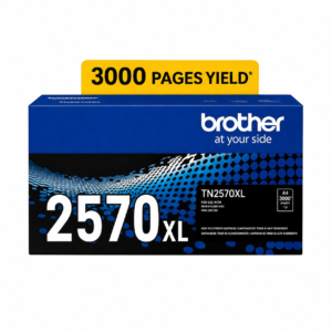 Brother TN-2570XL Genuine Black High Yield Toner Cartridge