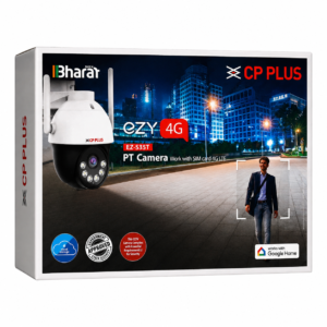 CP PLUS (2) CP PLUS EZ-S35T 3MP 4G SIM Outdoor PT Camera with Solar Panel, Battery