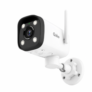 ChatGPT Image Aug 9, 2026, 03_55_20 PM Qubo Smart Bullet Cam Pro 180° 4MP Outdoor Wi-Fi Security Camera with AI Guard