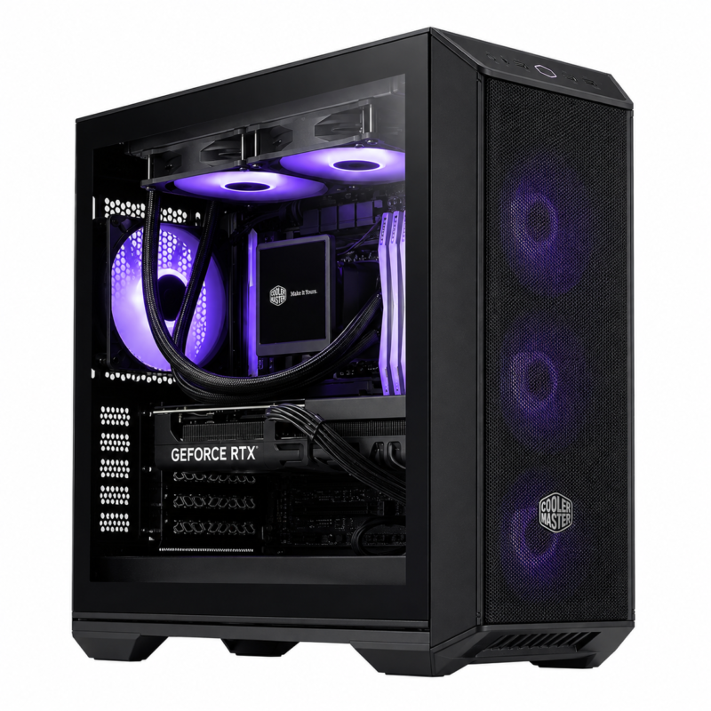 CoolerMaster Cooler Master MasterLiquid Core LCD 360 4-Inch ARGB AIO Liquid CPU Cooler