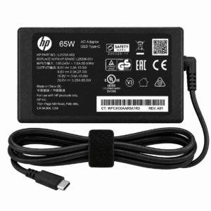 Genuine HP 65W USB Type-C Laptop Power Adapter Charger