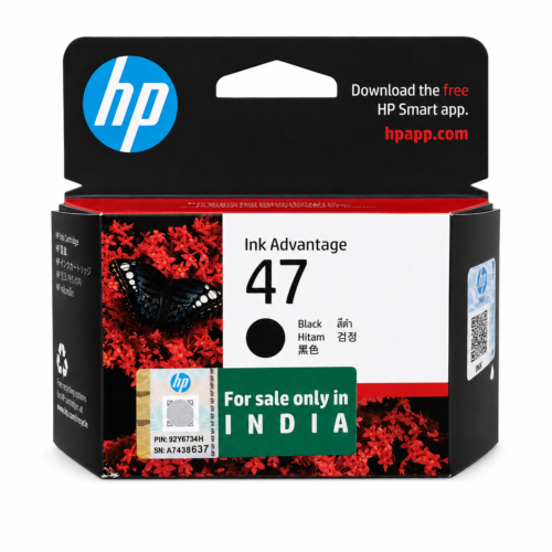 HP 47 Black Original Cartridge 6ZD21AA
