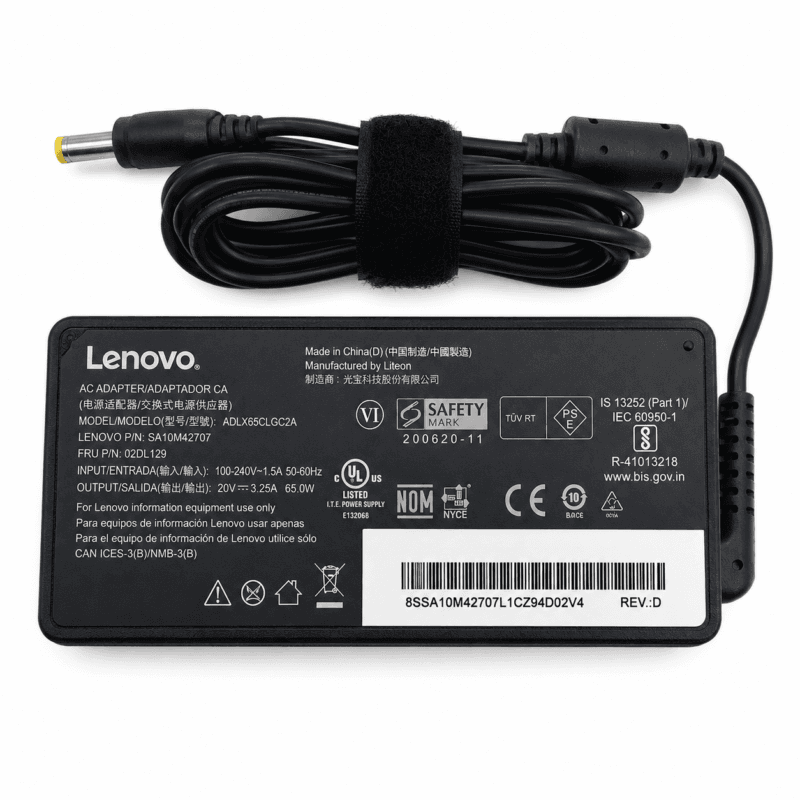 LENOVO ADAPTER LAPTOP LENOVO 20V 3.25A 65W 4.0_ 1.7 GENUINE Genuine Lenovo 65W Laptop Power Adapter Charger