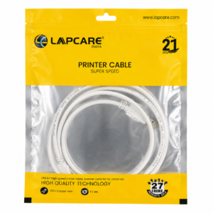 Lapcare Printer Cable Lapcare USB Printer Cable 1.5M