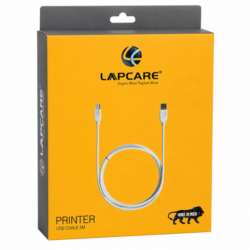 Lapcare Printer USB Cable Lapcare USB Printer Cable 1.5M