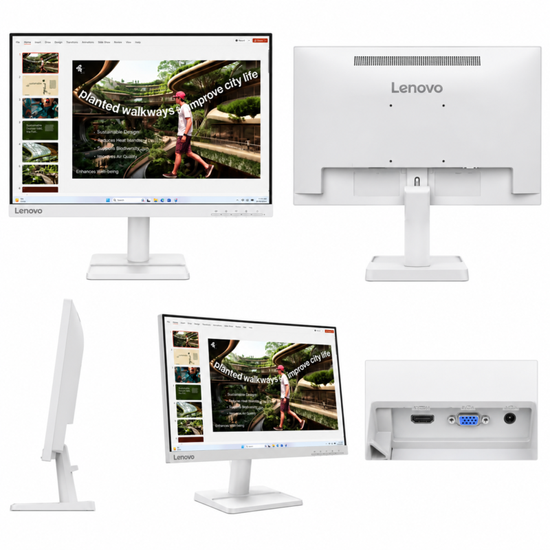 Lenovo L22-42 21.5" FHD IPS 100Hz Monitor – Cloud Grey