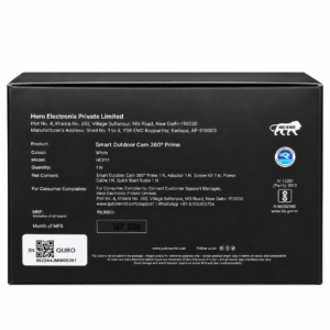 Qubo Smart Outdoor Cam 360° Prime 5MP Wi-Fi CCTV Camera